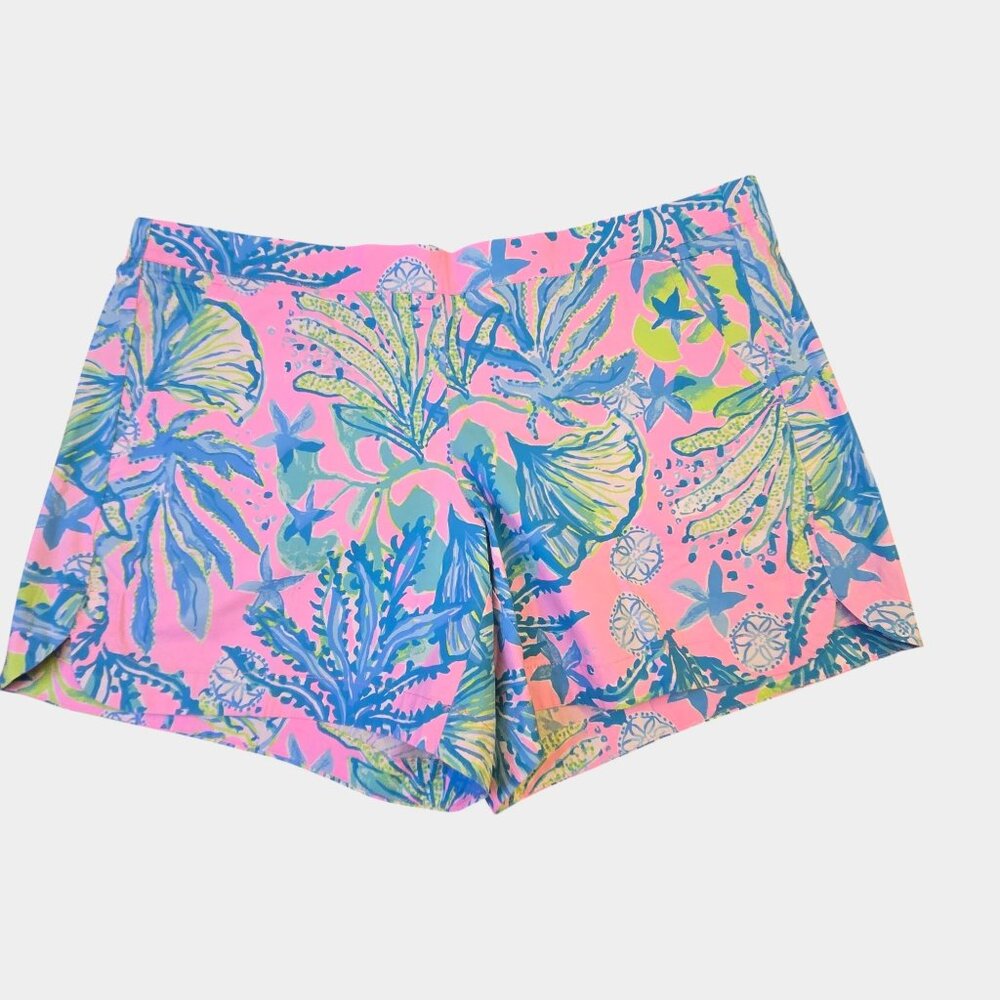 Lilly Pulitzer Ocean View shorts Mandevilla Baby M Nautical Beach Resortwear